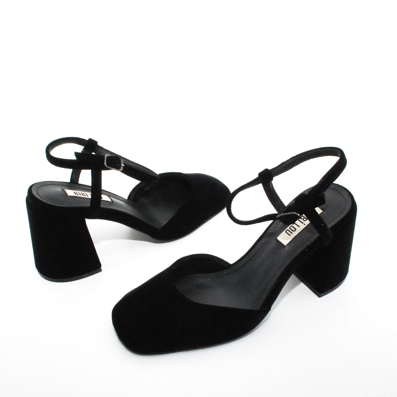 Slingback Bibilou in velluto