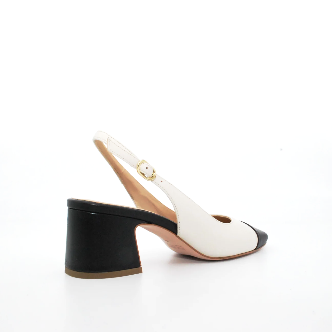 Slingback Frau in pelle