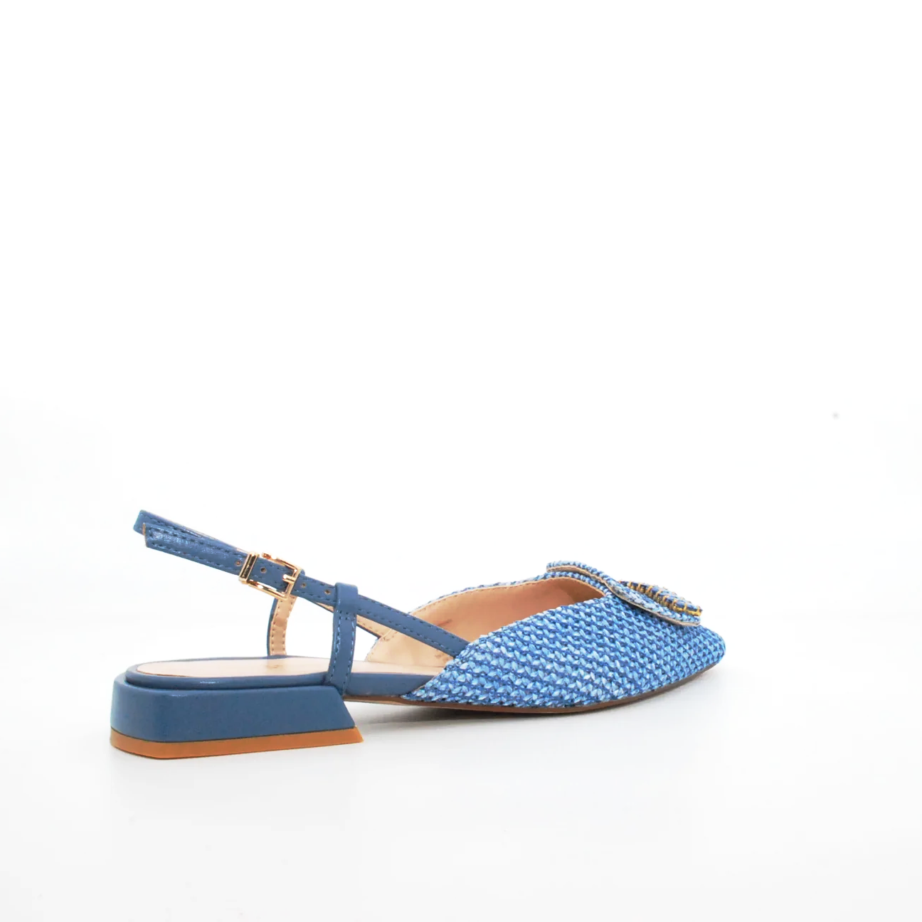 Slingback Tosca Blu in rafia