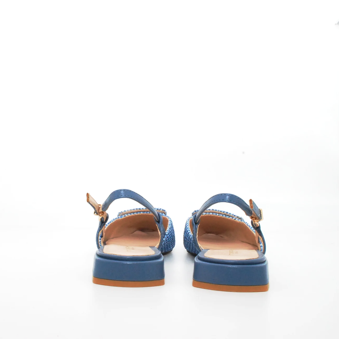 Slingback Tosca Blu in rafia