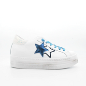 Sneakers Two Star in pelle