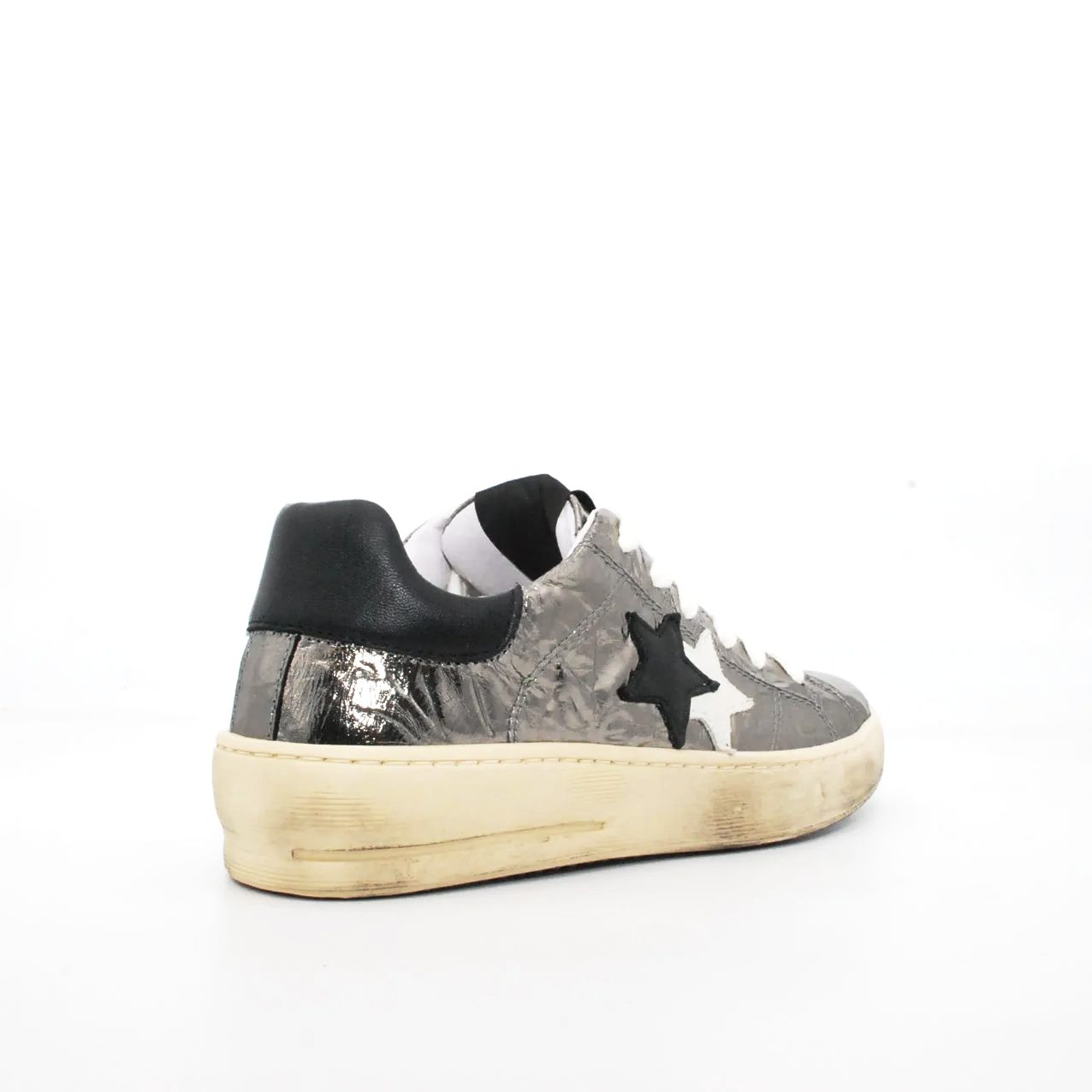 Sneakers Two Star in pelle