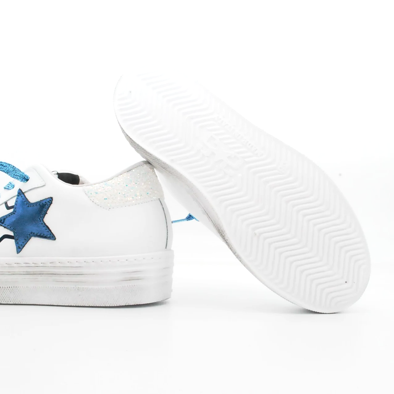 Sneakers Two Star in pelle