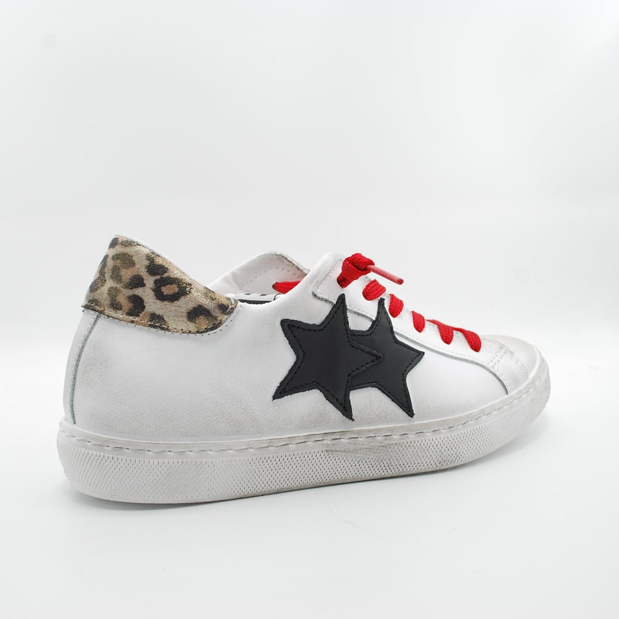 Sneakers 2Star Low in  pelle leopard